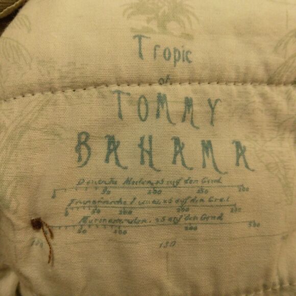 Tommy bahama silk shorts mens 38 brown pleated relaxed fit tropic of dress - Picture 6 of 9